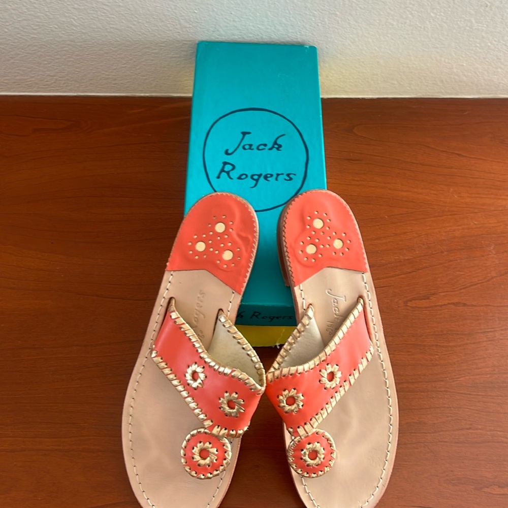Jack Rogers Nantucket Gold Sandals